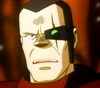 Le chef des cyborgs rouges.