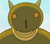 Barizan : le mecha serviteur de Elmina, ma foi difficile de savoir si il ressent quelque chose ^^.