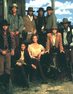 Buck, Kid, Jesse, Cody, Rachel, Hickok, Teaspoon, Lou et Noah