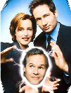 Scully, Mulder et la tte de C. Carter